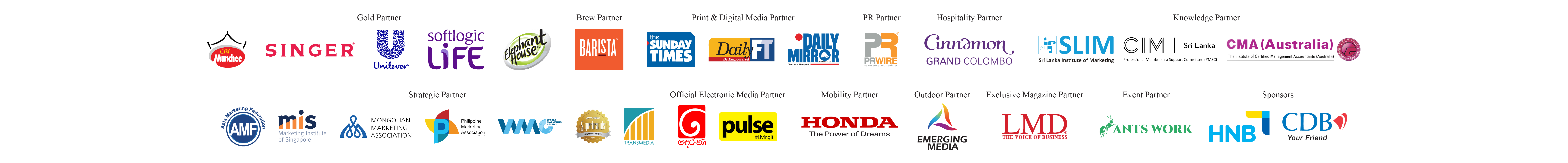 Sri Lanka Brand Conclave Partners